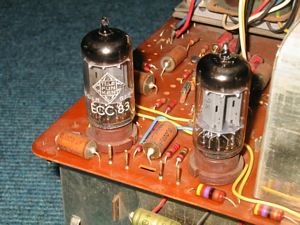 Tube Classics Rhrenendstufe Rhrenverstrker amp Telefunken 2430 2550 Rhrenradio Musiktruhe